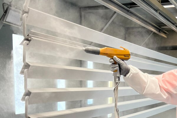 Powder coating plant